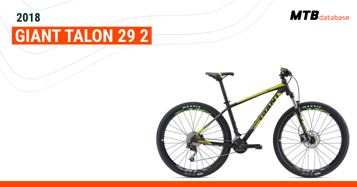 2018 Giant Talon 29 2 Specs Reviews Images Mountain Bike