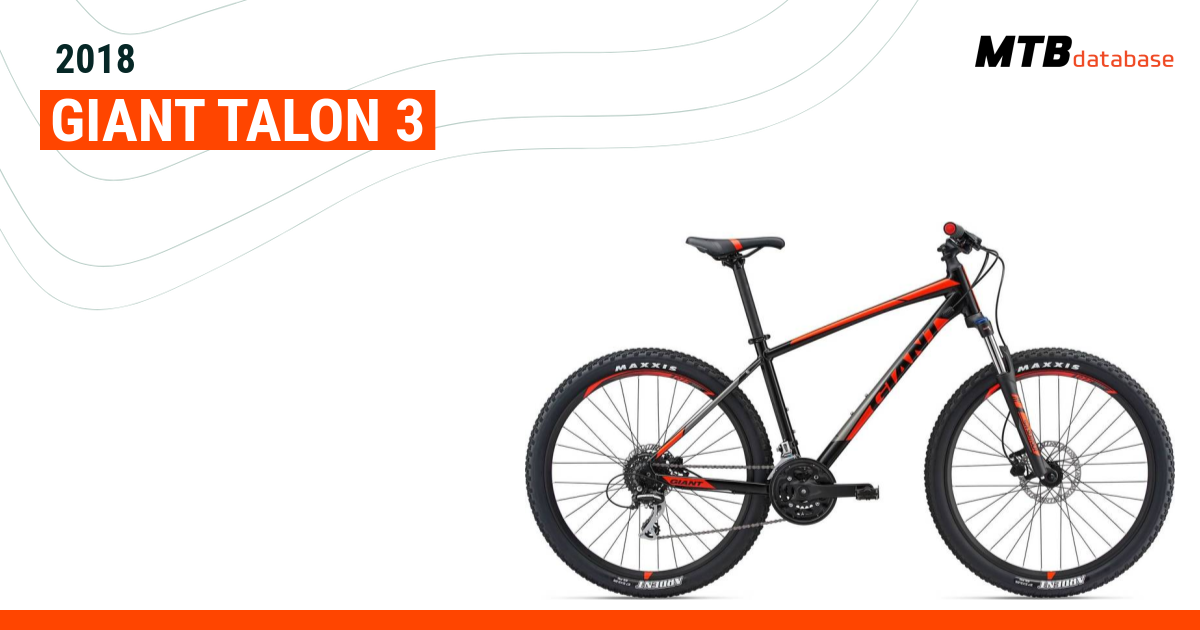 2018 Giant Talon 3 Specs Reviews Images Mountain Bike Database