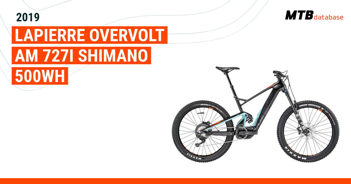 2019 Lapierre OVERVOLT AM 727i SHIMANO 500Wh Specs Reviews