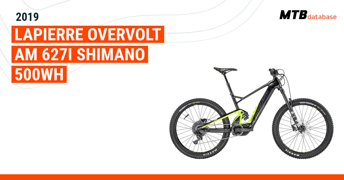 2019 Lapierre OVERVOLT AM 627i SHIMANO 500Wh Specs Reviews